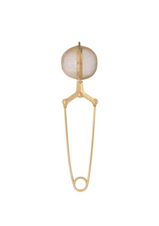 Golden Clamp Tea Infuser